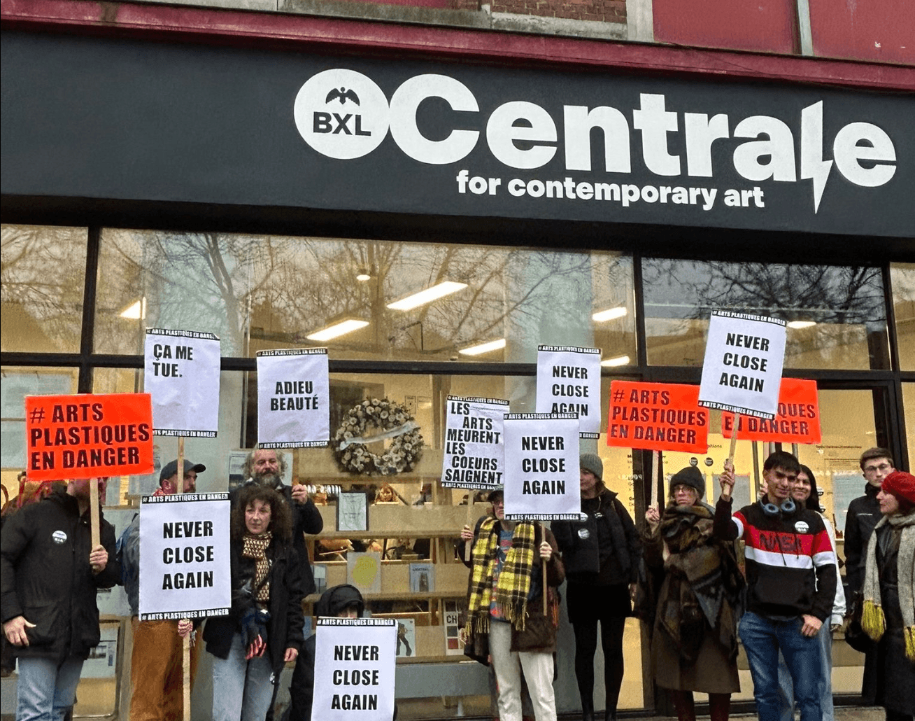 Note à Philippe Close pour le soutien aux arts plastiques