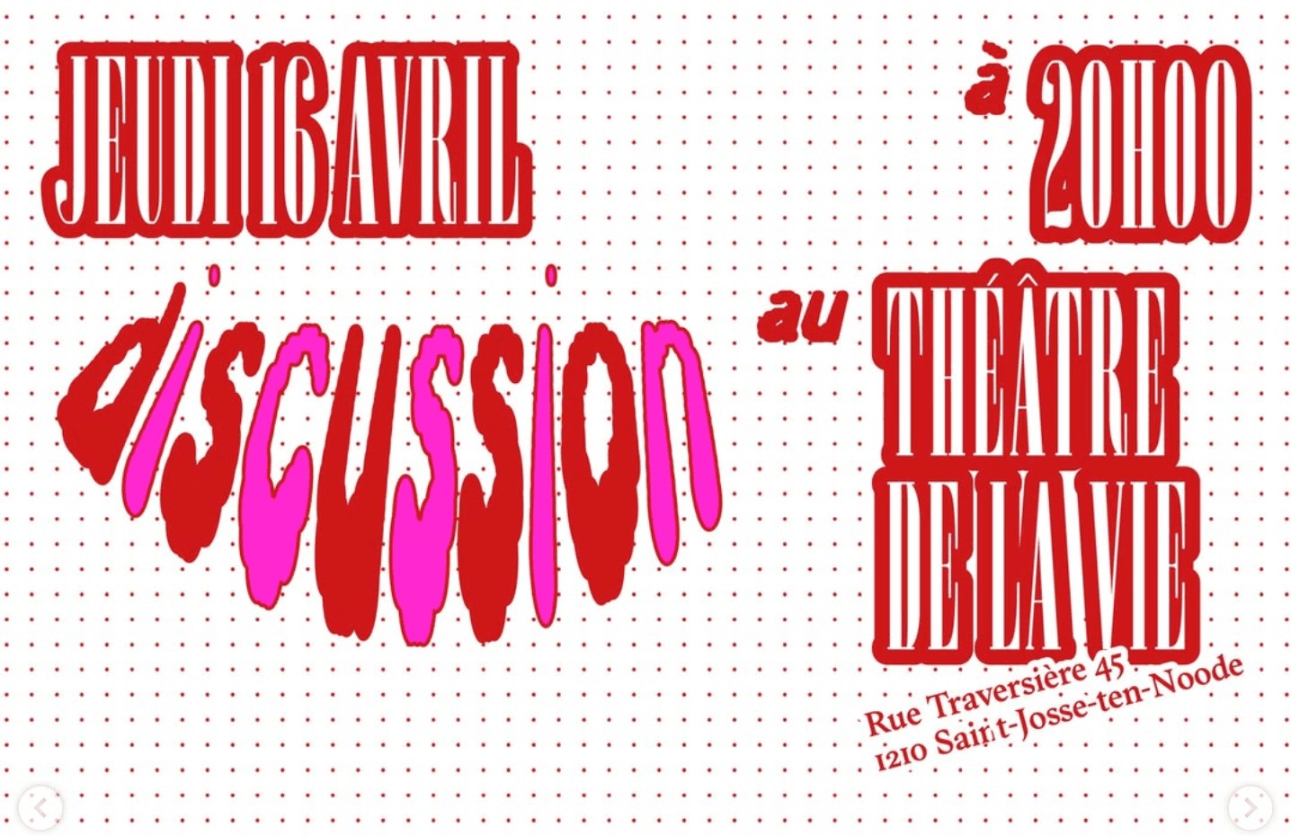 16.4.26 Discussion sur la précarité des femmes artistes